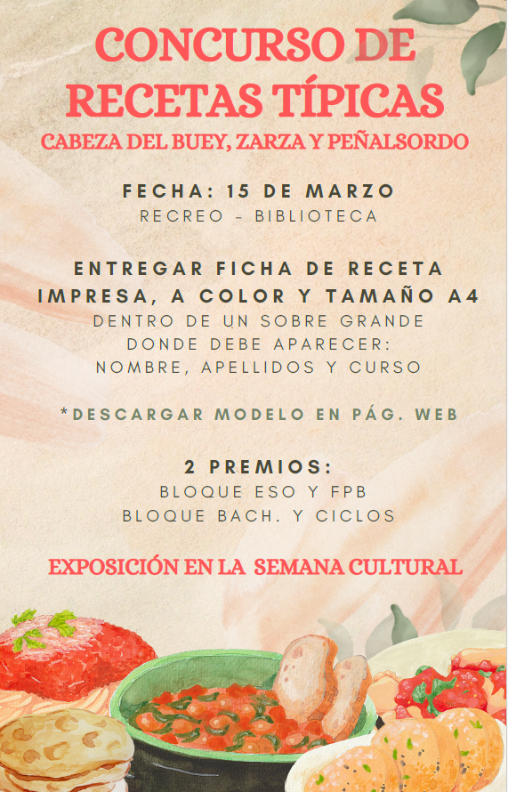 CONCURSO RECETAS TIPICAS